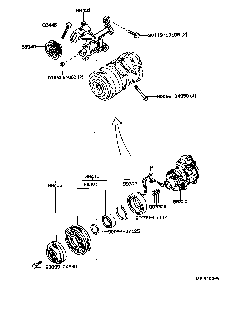 88320-30640 COMPRESSOR ASSY, COOLER product image