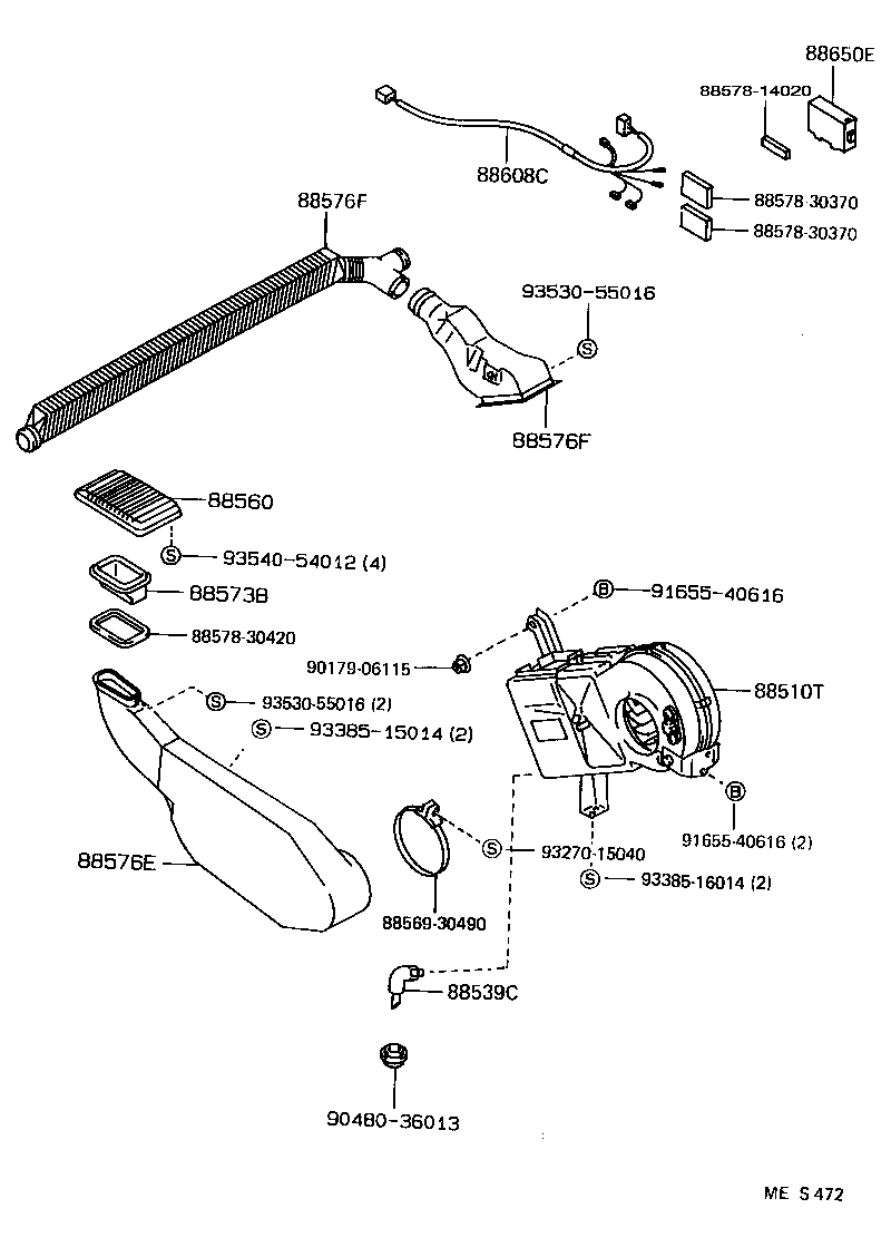 88515-30670 VALVE, COOLER EXPANSION product image