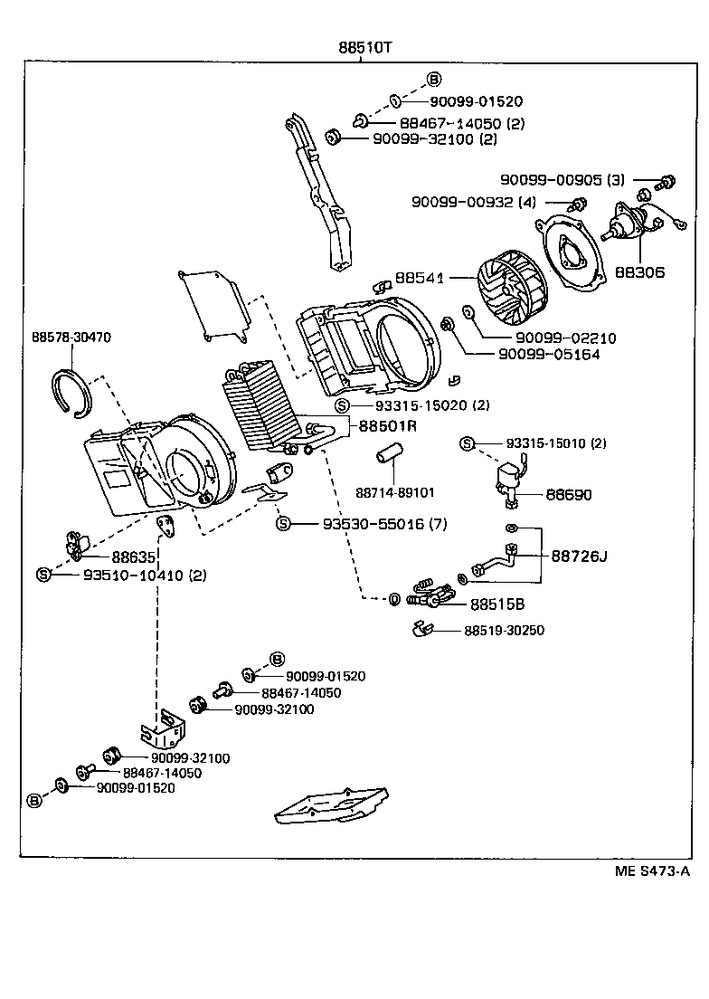 88515-30670 VALVE, COOLER EXPANSION product image
