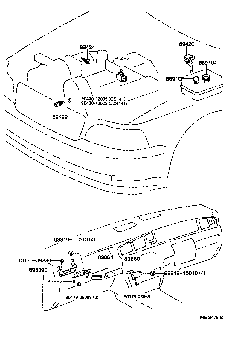 89420-30060 SENSOR ASSY, VACUUM product image