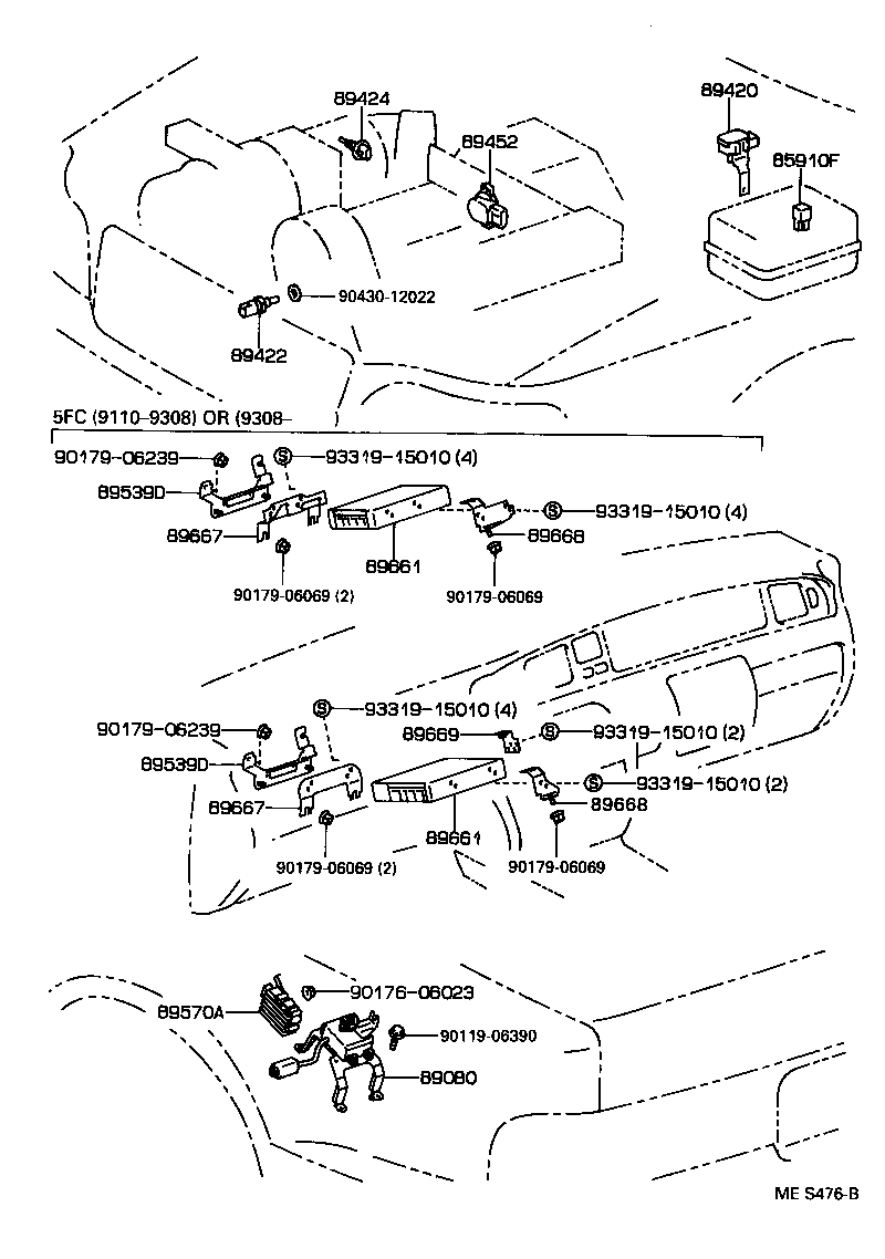 89420-30060 SENSOR ASSY, VACUUM product image