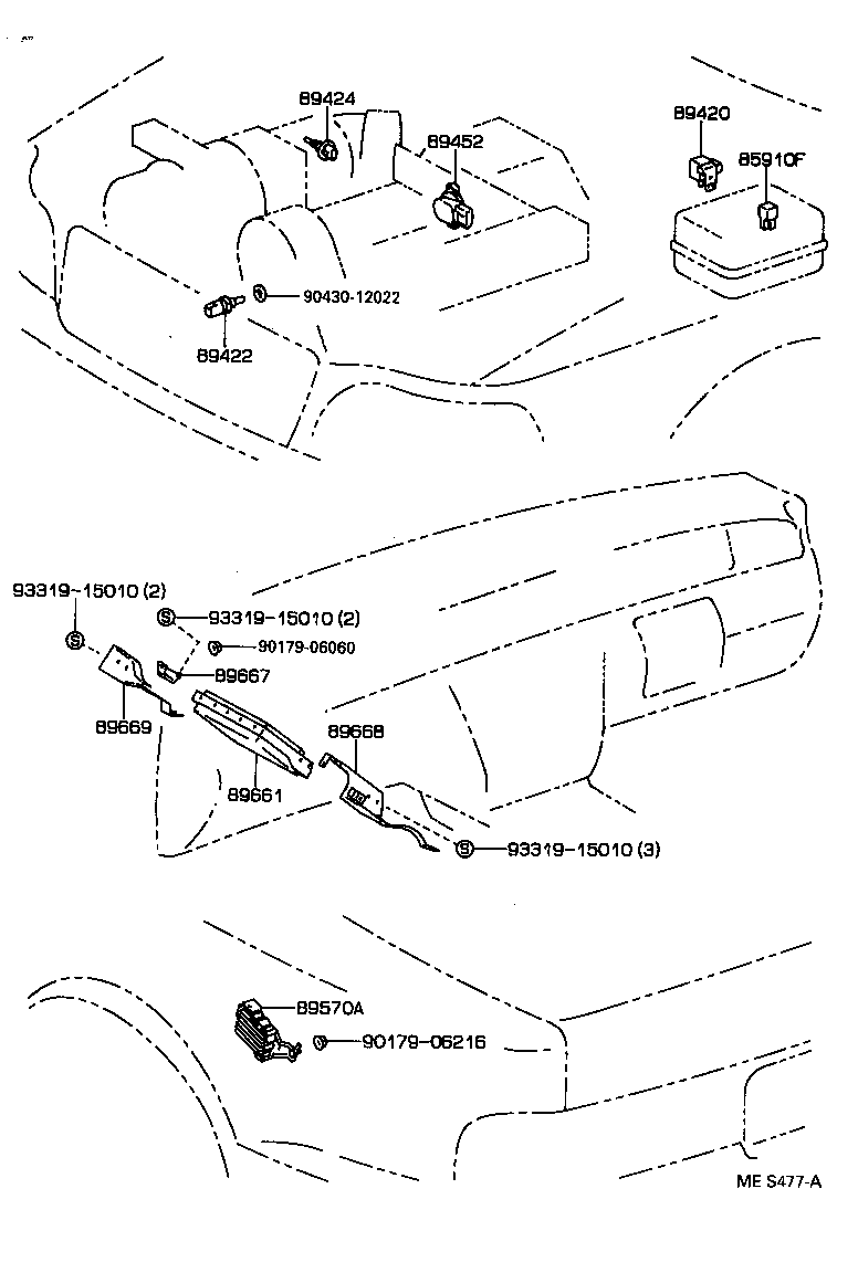 89420-30060 SENSOR ASSY, VACUUM product image