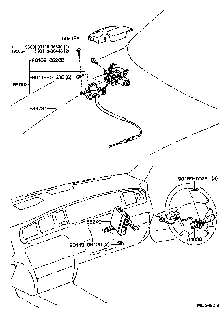 88002-30180 CRUISE CONTROL(AUTO DRIVE) SET product image