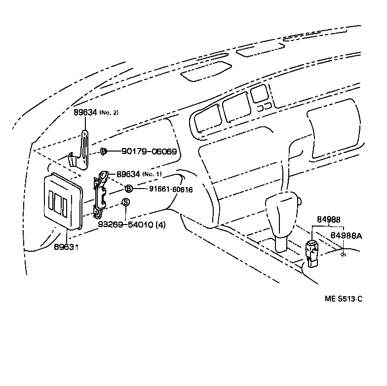 89639-30010 WIRE, BRAKE CONTROL product image
