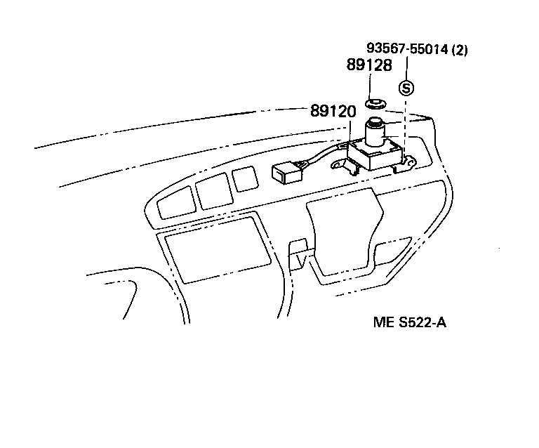 89120-30090 SENSOR, AUTOMATIC LIGHT CONTROL product image