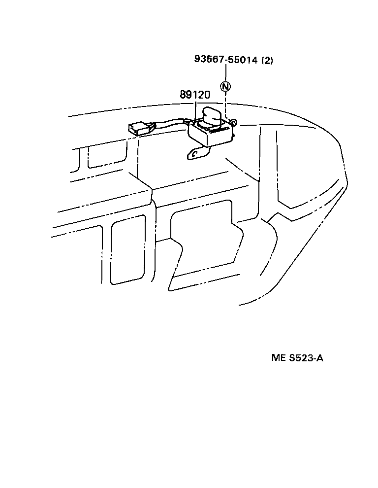 89120-30121 SENSOR, AUTOMATIC LIGHT CONTROL product image