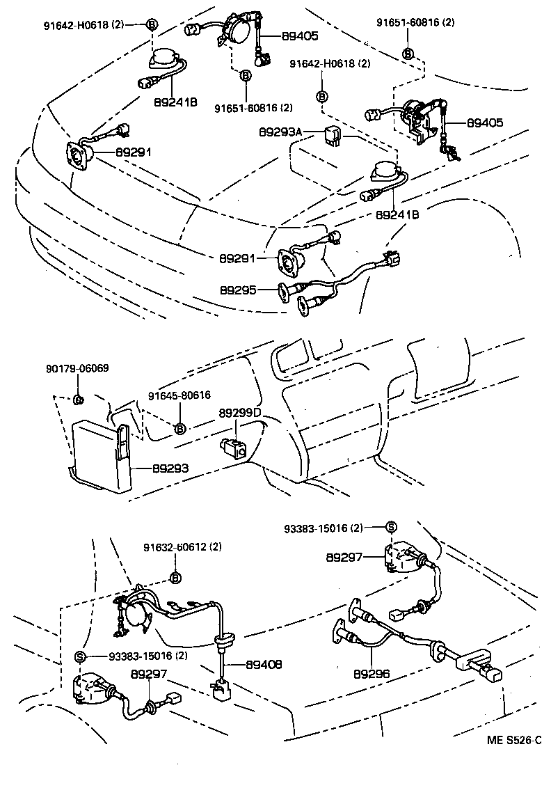89293-30050 COMPUTER, SUSPENSION CONTROL product image
