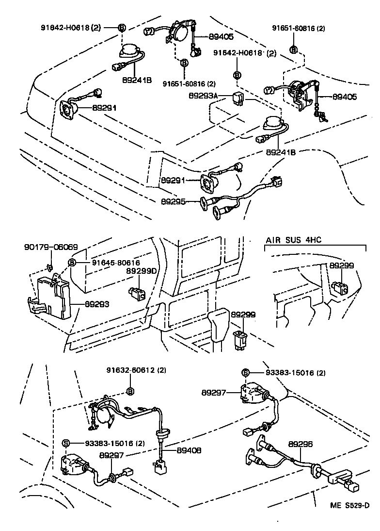 89293-30080 COMPUTER, SUSPENSION CONTROL product image