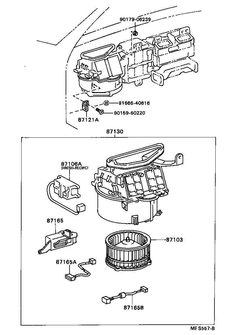 87150-30620 RADIATOR ASSY, HEATER product image