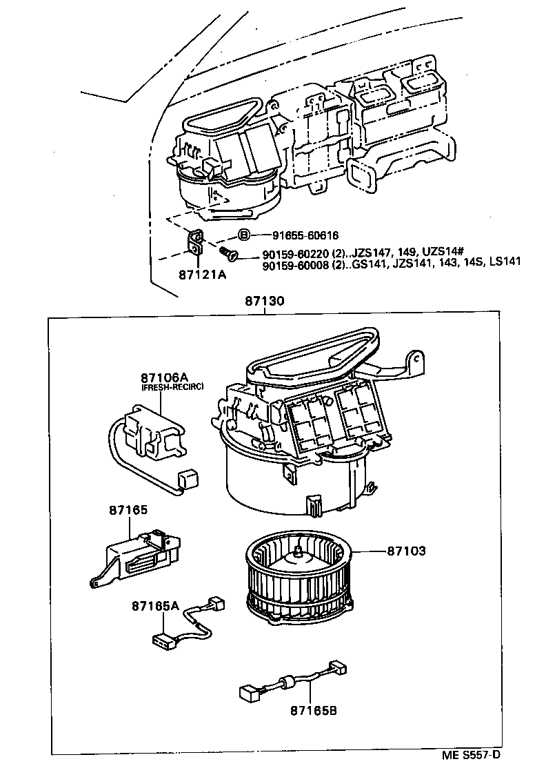 87286-30080 CABLE SUB-ASSY, WATER VALVE CONTROL product image