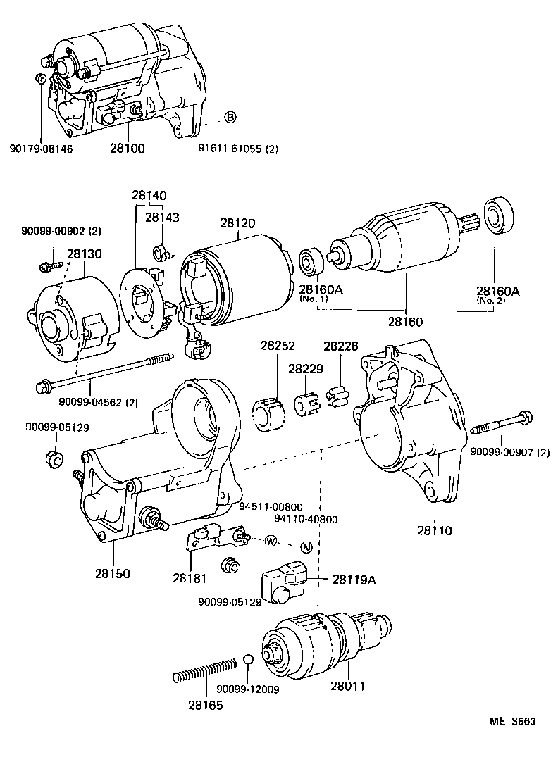 28100-46180 STARTER ASSY product image