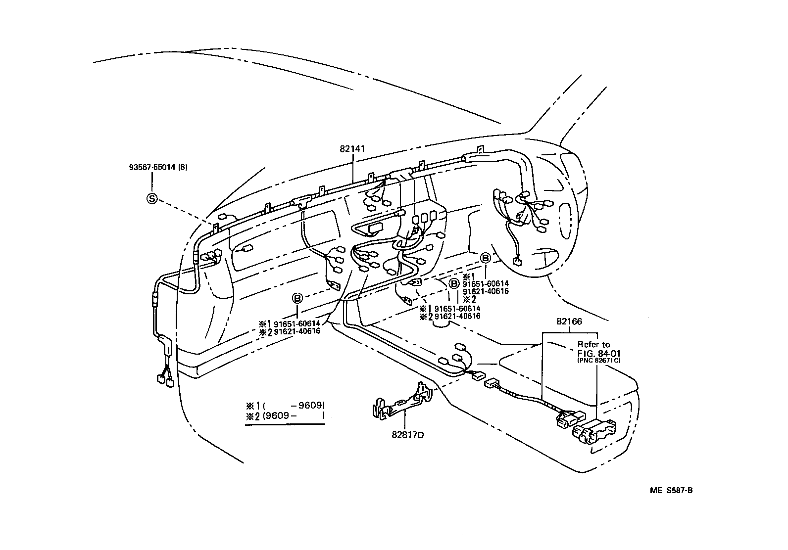 82122-30341 WIRE, ENGINE, NO.2 product image