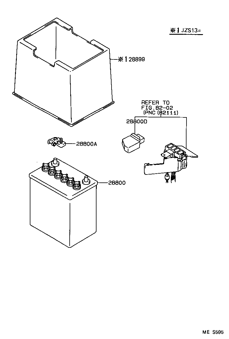28800-64141 BATTERY product image