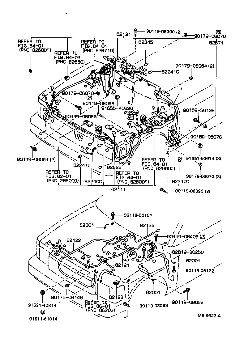 82122-30341 WIRE, ENGINE, NO.2 product image