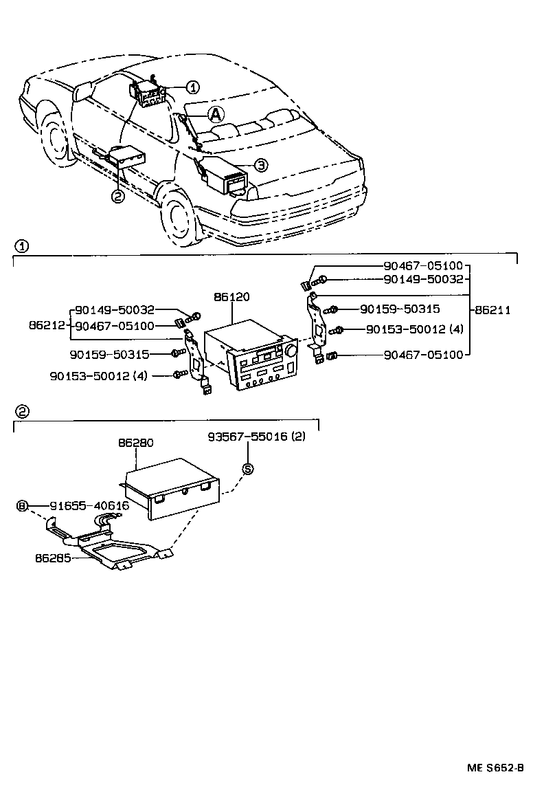86120-3A360 RECEIVER ASSY, RADIO product image