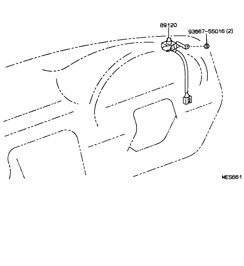 89120-33020 SENSOR, AUTOMATIC LIGHT CONTROL product image