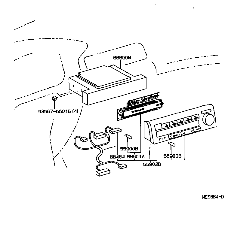 55086-33040 DUCT SUB-ASSY, HEATER TO REGISTER, NO.3 product image