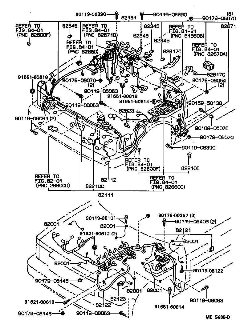 82151-30790 WIRE, FRONT DOOR, RH product image