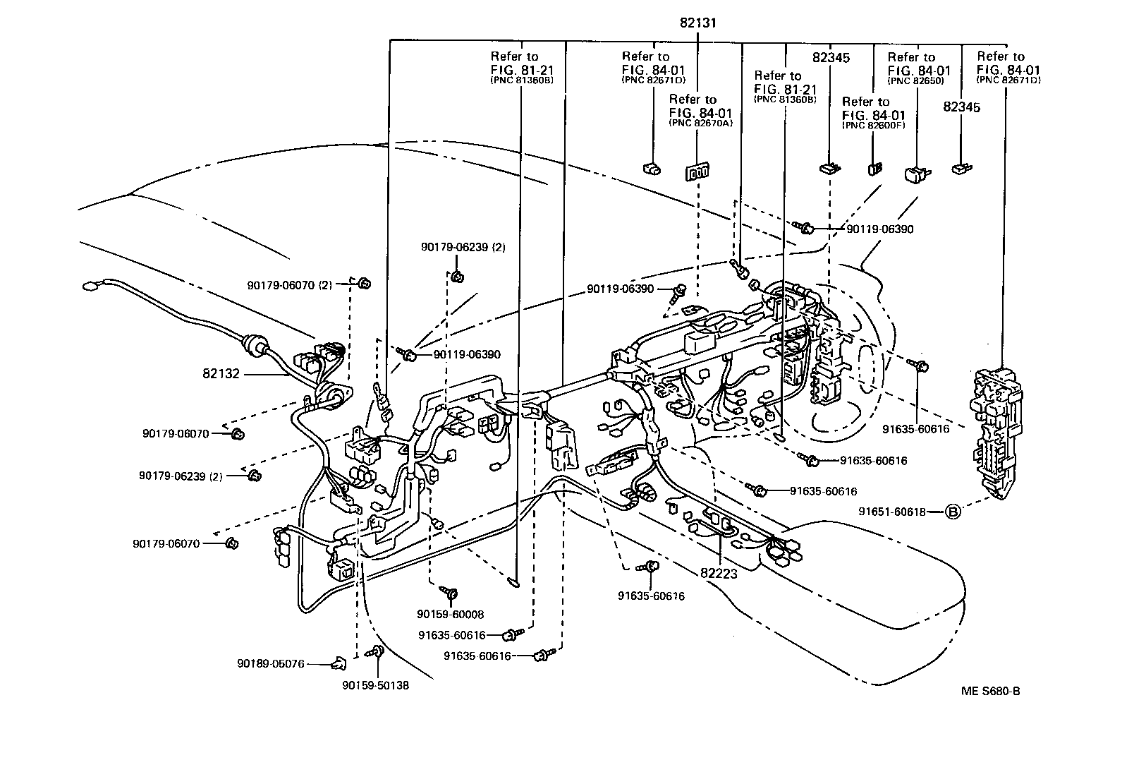 82124-30101 WIRE, ENGINE, NO.4 product image