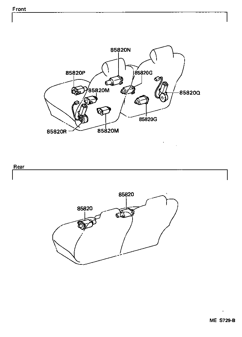 85890-30040 VIBRATOR ASSY, SEAT product image