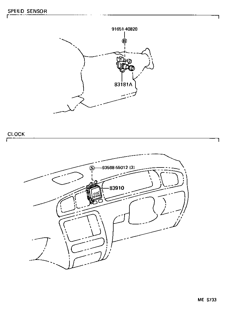 83132-3F330 CASE, COMBINATION METER product image