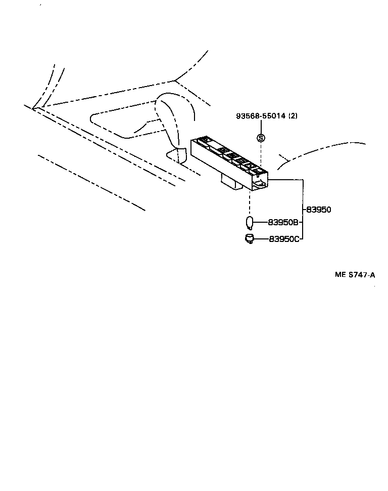 Toyota 83950-30070 LAMP ASSY, TELLTALE