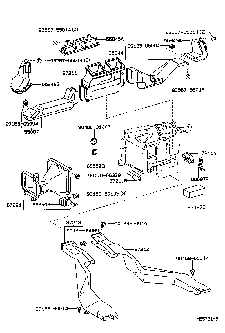 55902-30210 CONTROL SUB-ASSY, HEATER product image