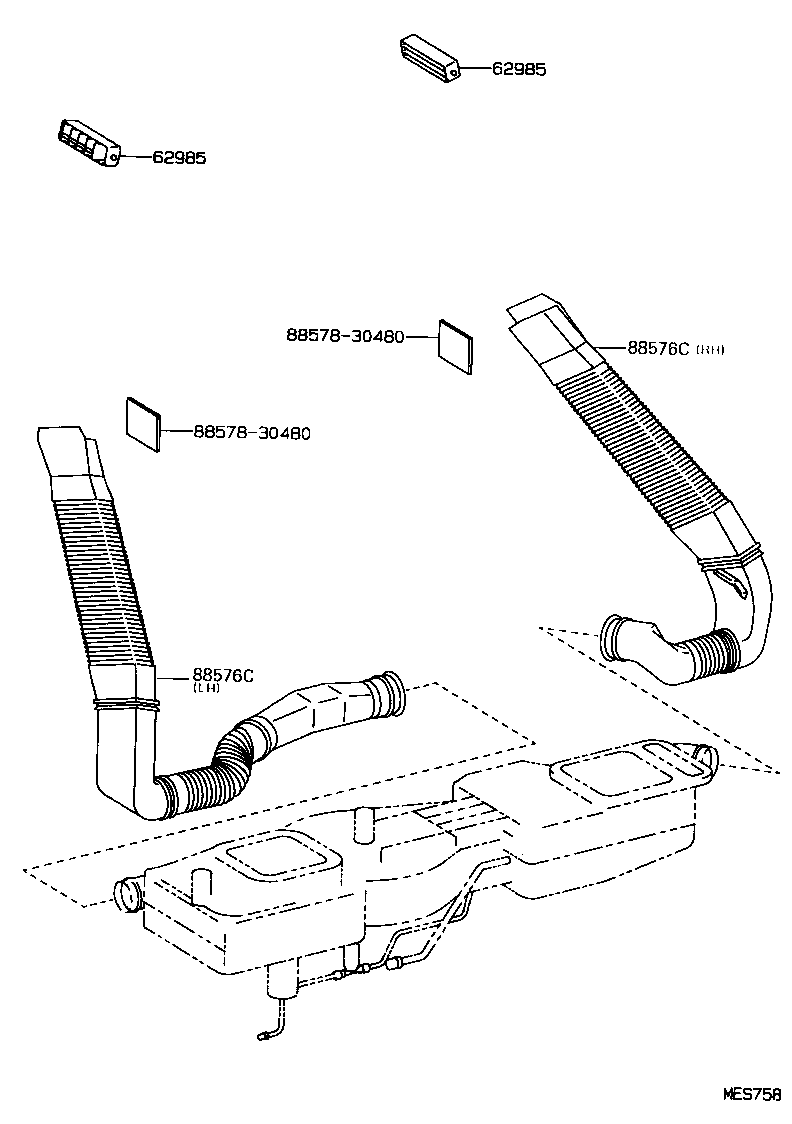 55902-30210 CONTROL SUB-ASSY, HEATER product image