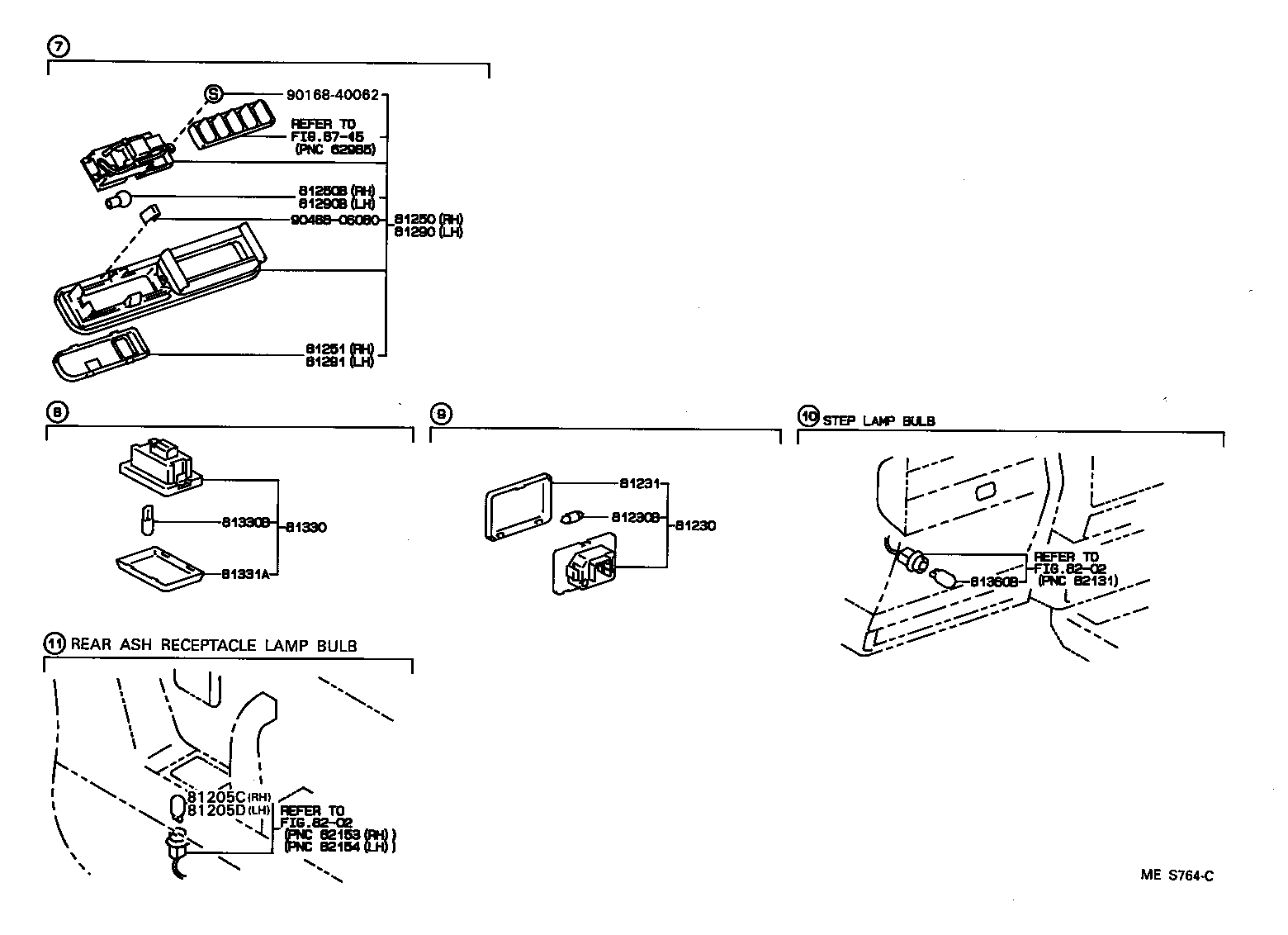 81230-30120 LAMP ASSY, COURTESY product image