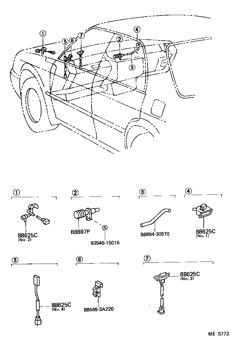 55902-30210 CONTROL SUB-ASSY, HEATER product image