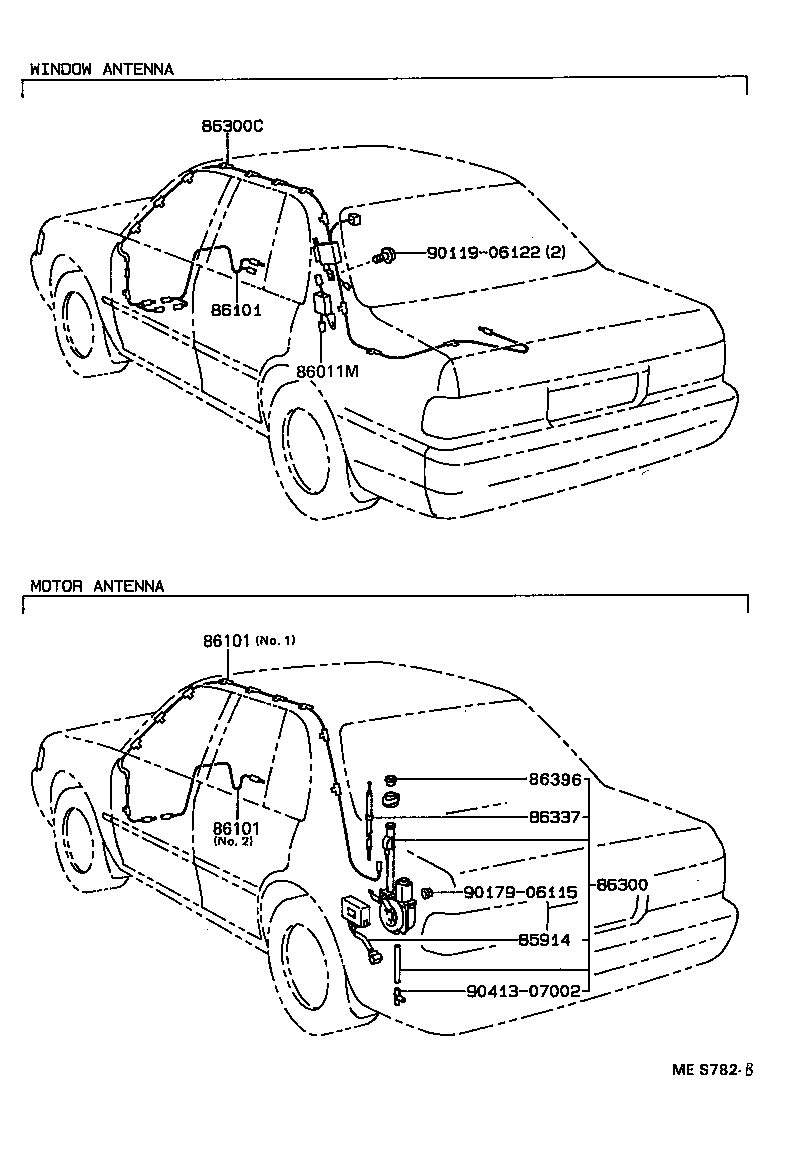 86102-31010 SELECTOR SUB-ASSY, ANTENNA product image