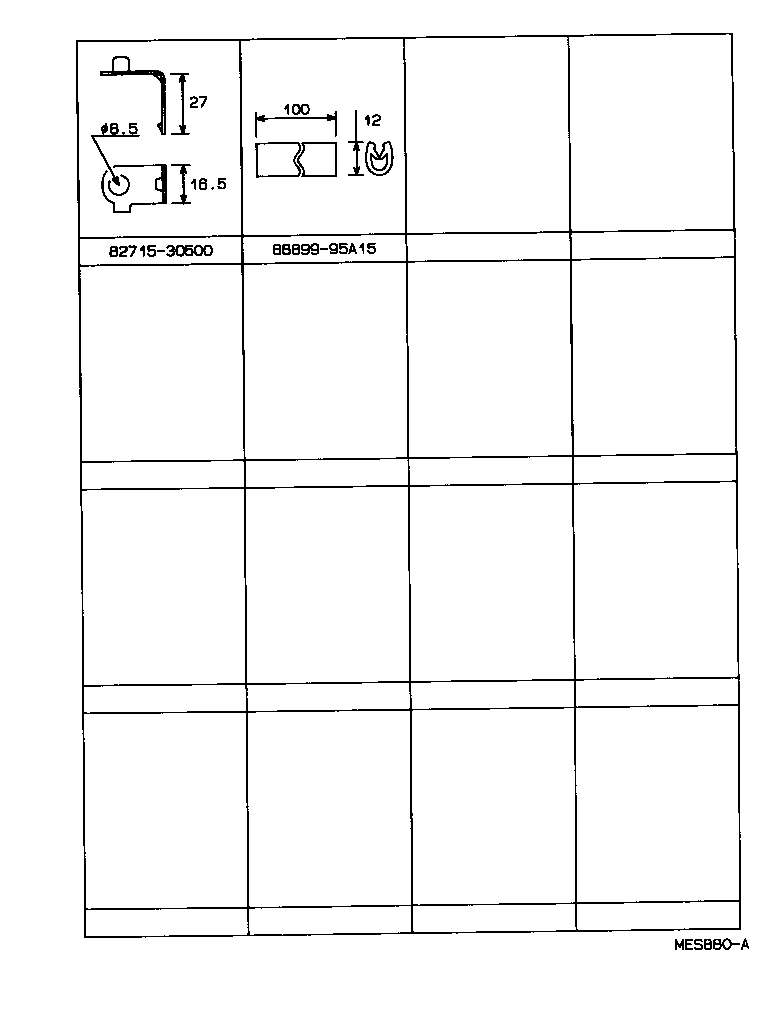 82124-90D02 WIRE, ENGINE, NO.4 product image