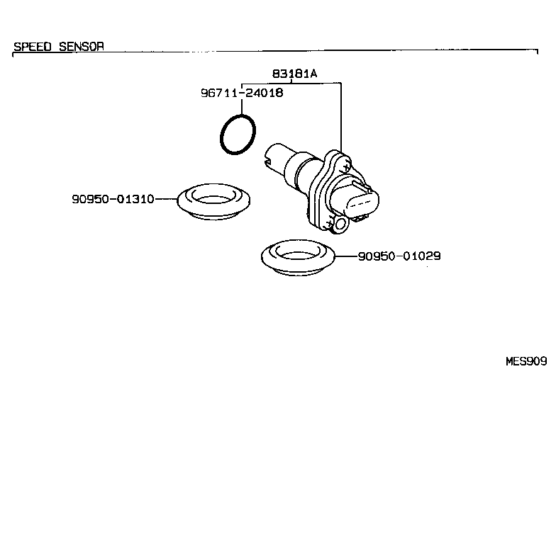 83181-32030 SENSOR, SPEEDOMETER product image