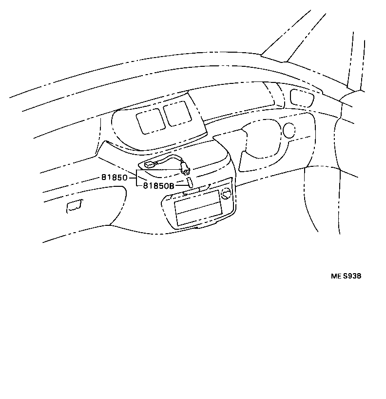 81850-28020 LAMP ASSY, INDICATOR product image