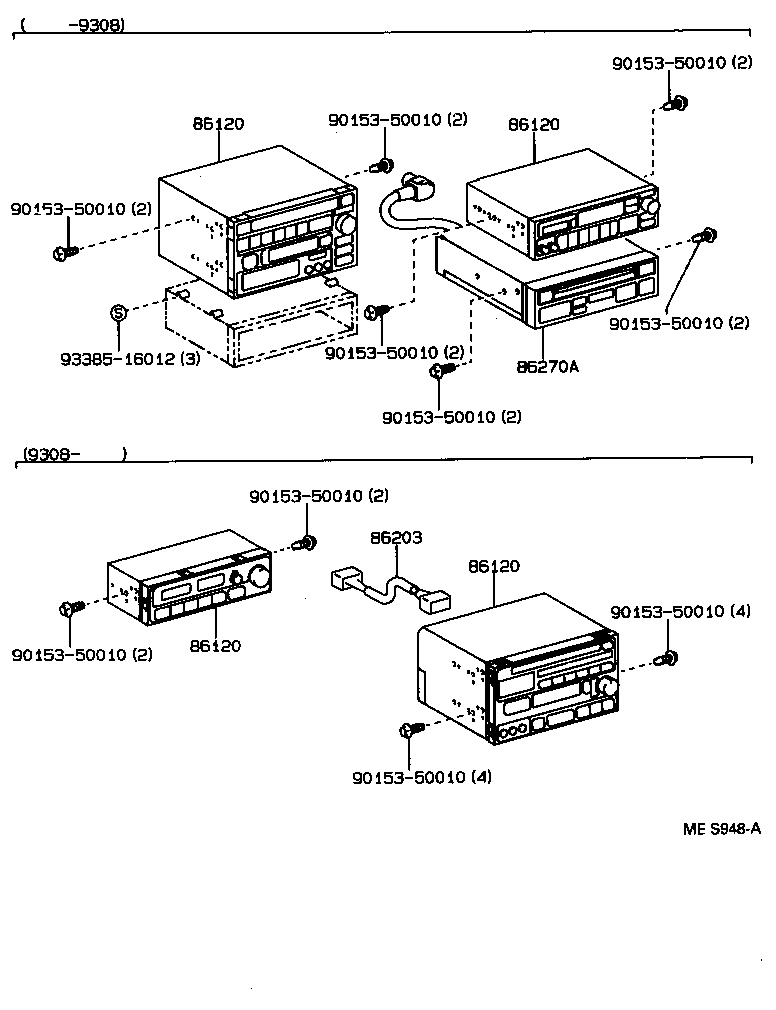 86280-28070 AMPLIFIER ASSY, STEREO COMPONENT product image