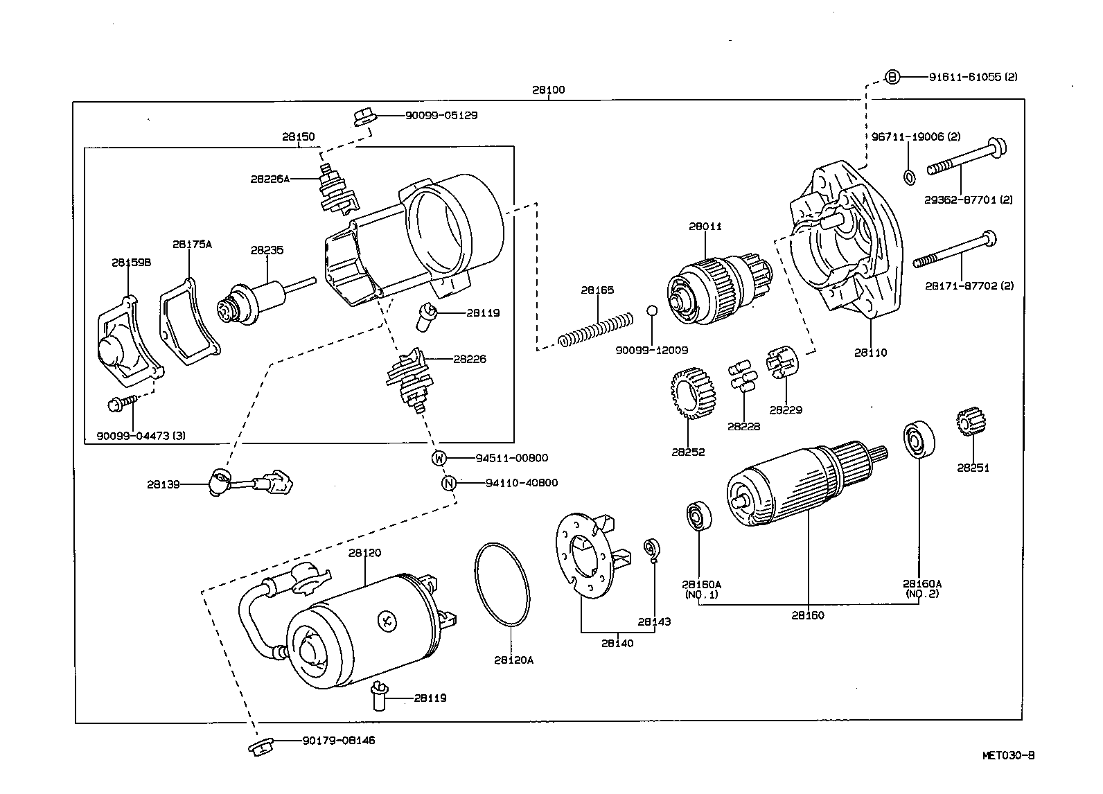 28150-72120 SWITCH ASSY, MAGNET STARTER product image