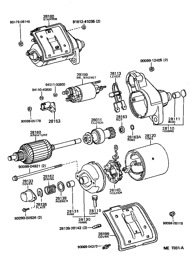 28100-72210 STARTER ASSY product image