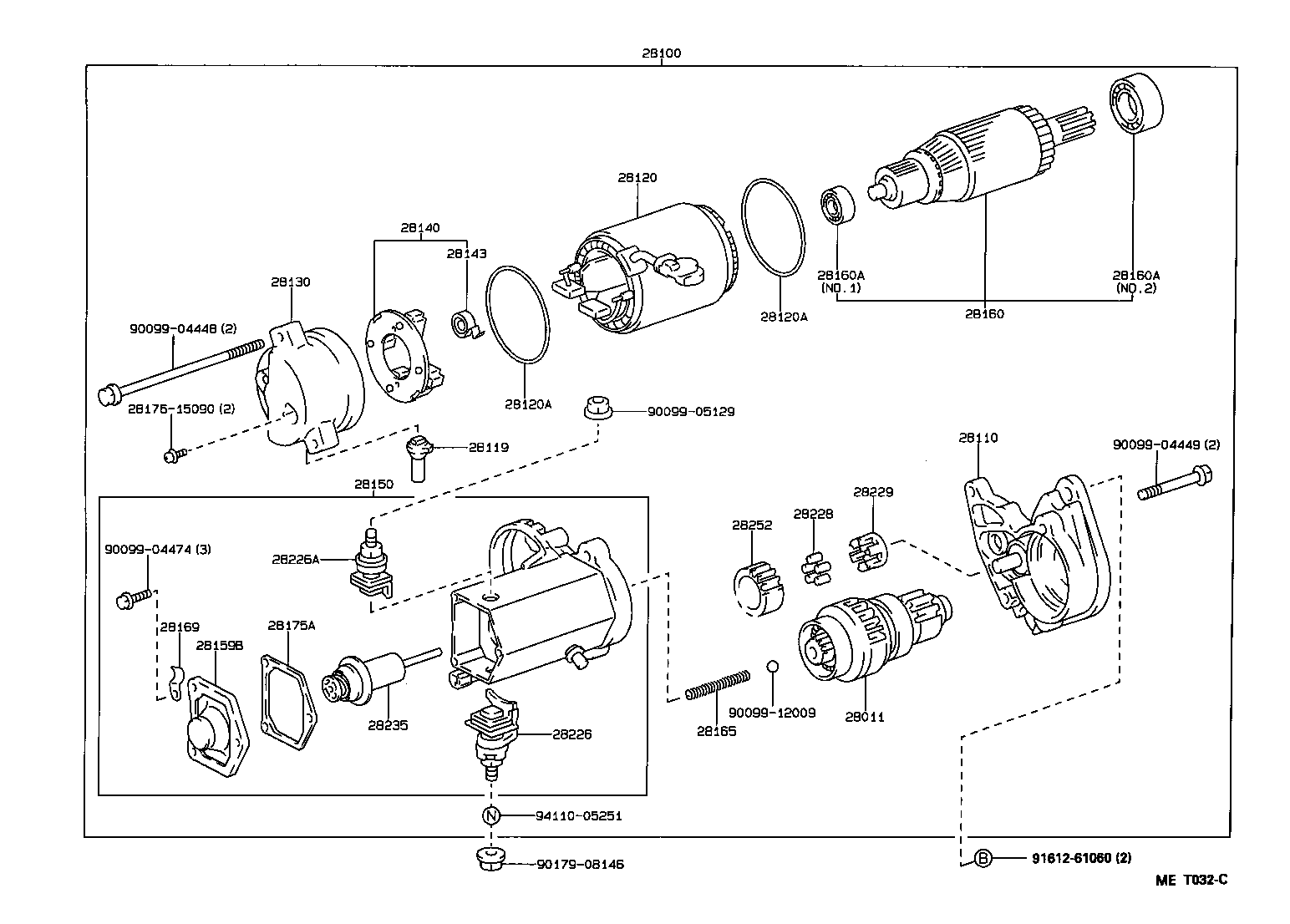 28100-72210 STARTER ASSY product image