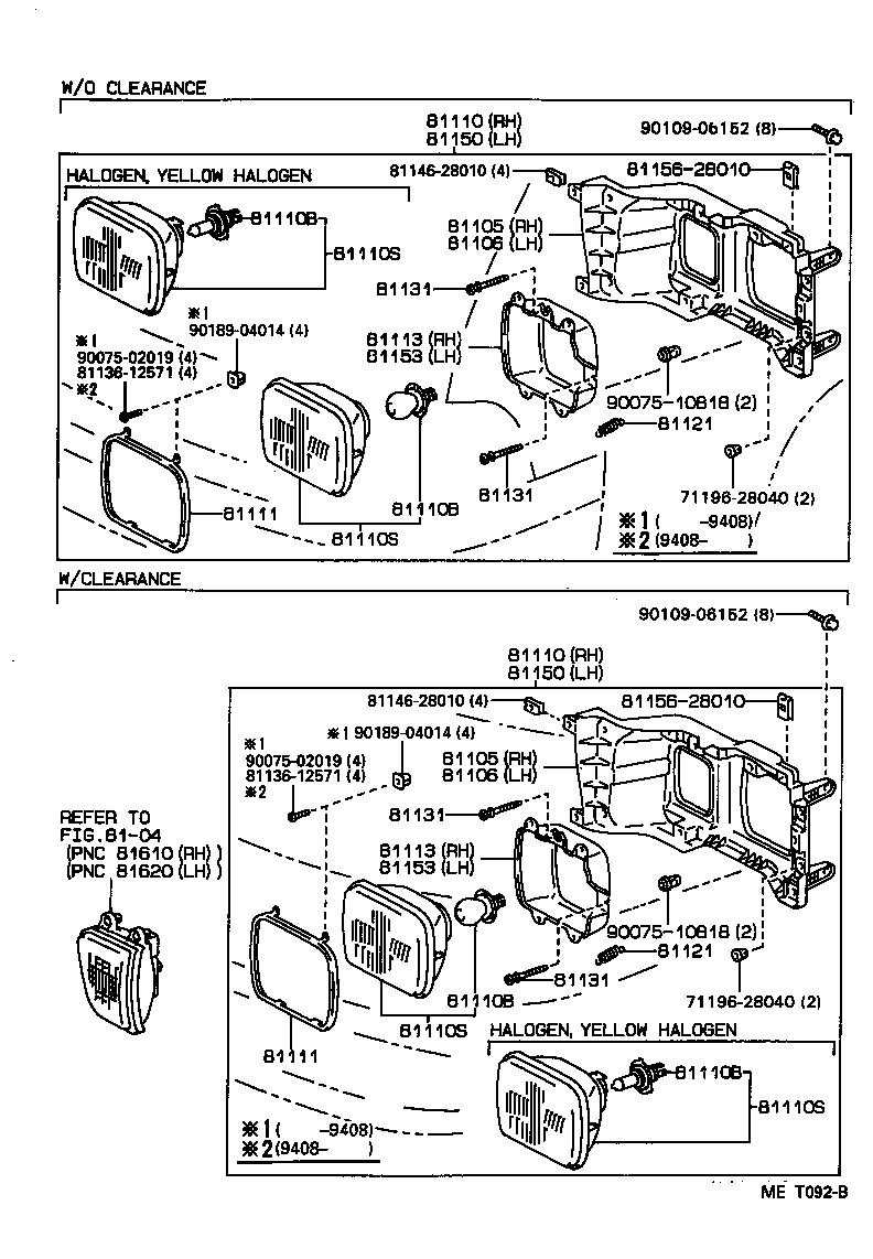 81150-28520 HEADLAMP ASSY, LH product image