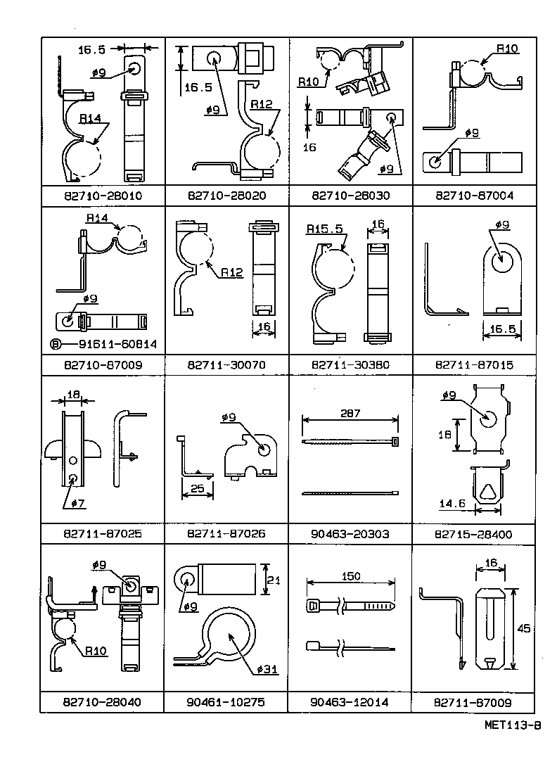 82817-28550 PROTECTOR, WIRING HARNESS, NO.1 product image