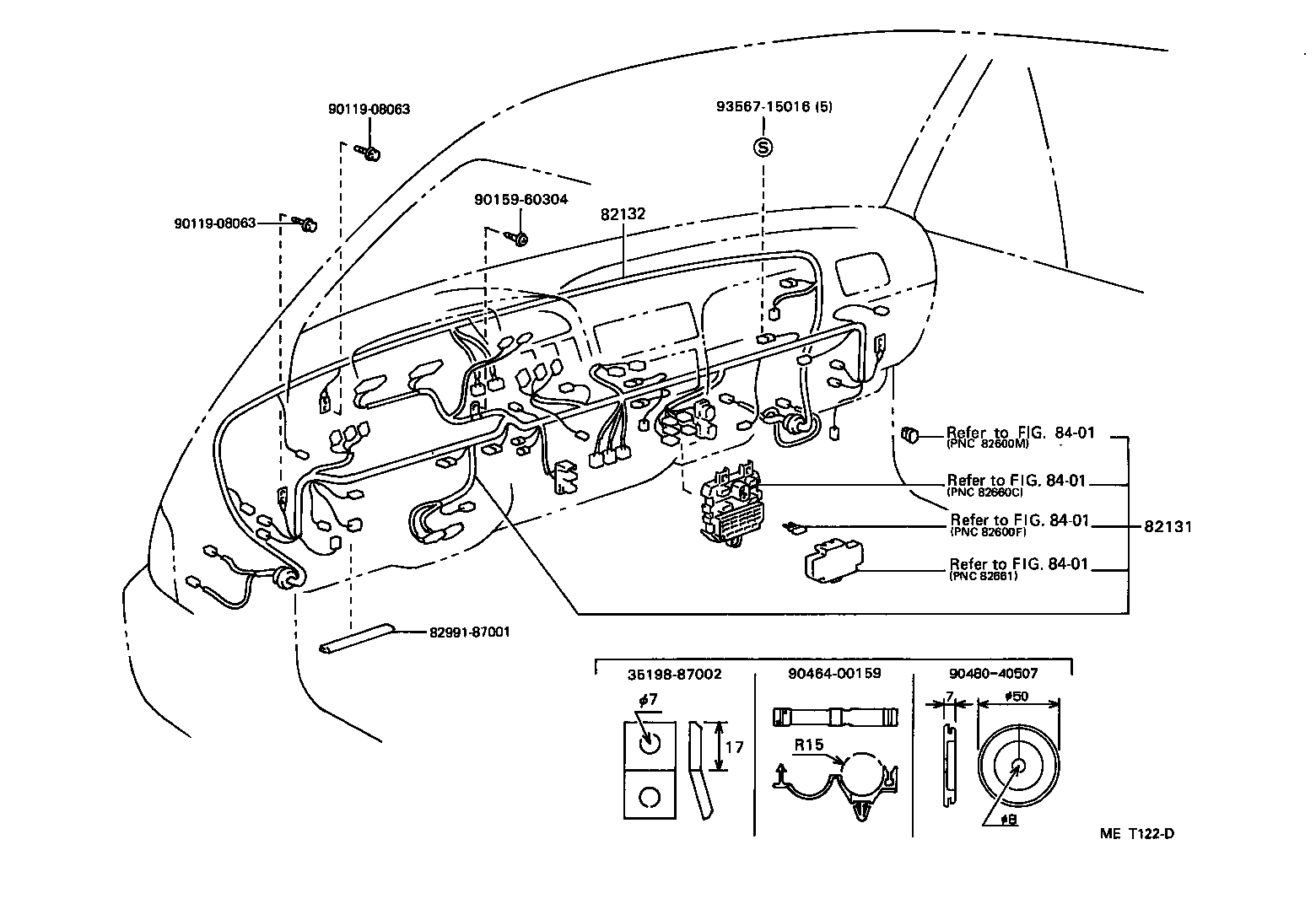 82122-28230 WIRE, ENGINE, NO.2 product image