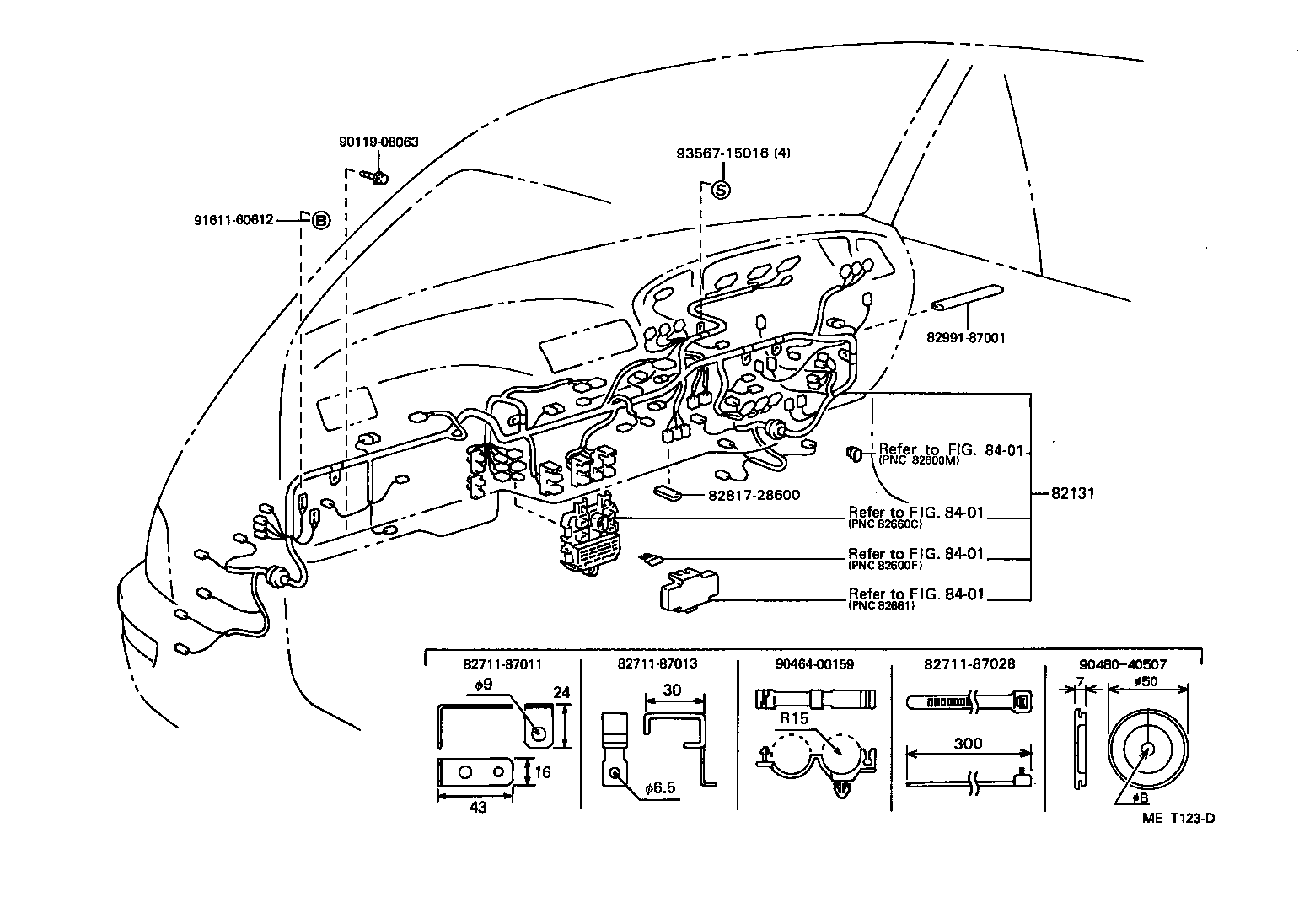 82122-28230 WIRE, ENGINE, NO.2 product image