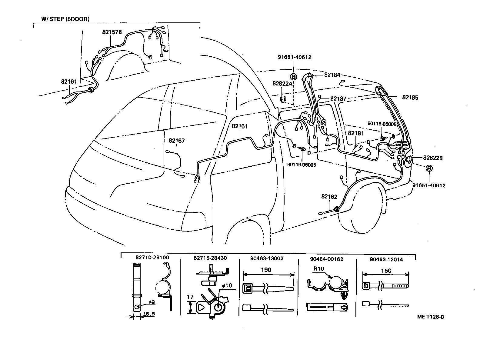 82817-28550 PROTECTOR, WIRING HARNESS, NO.1 product image