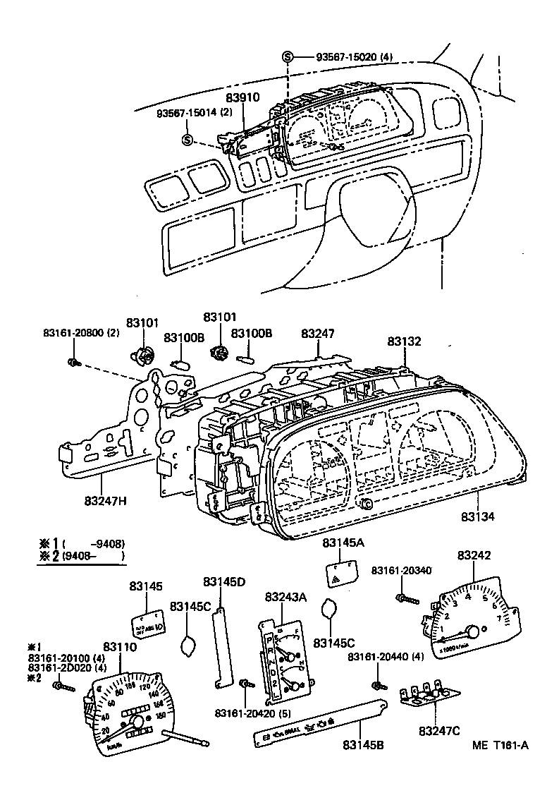 83132-28100 CASE, COMBINATION METER product image