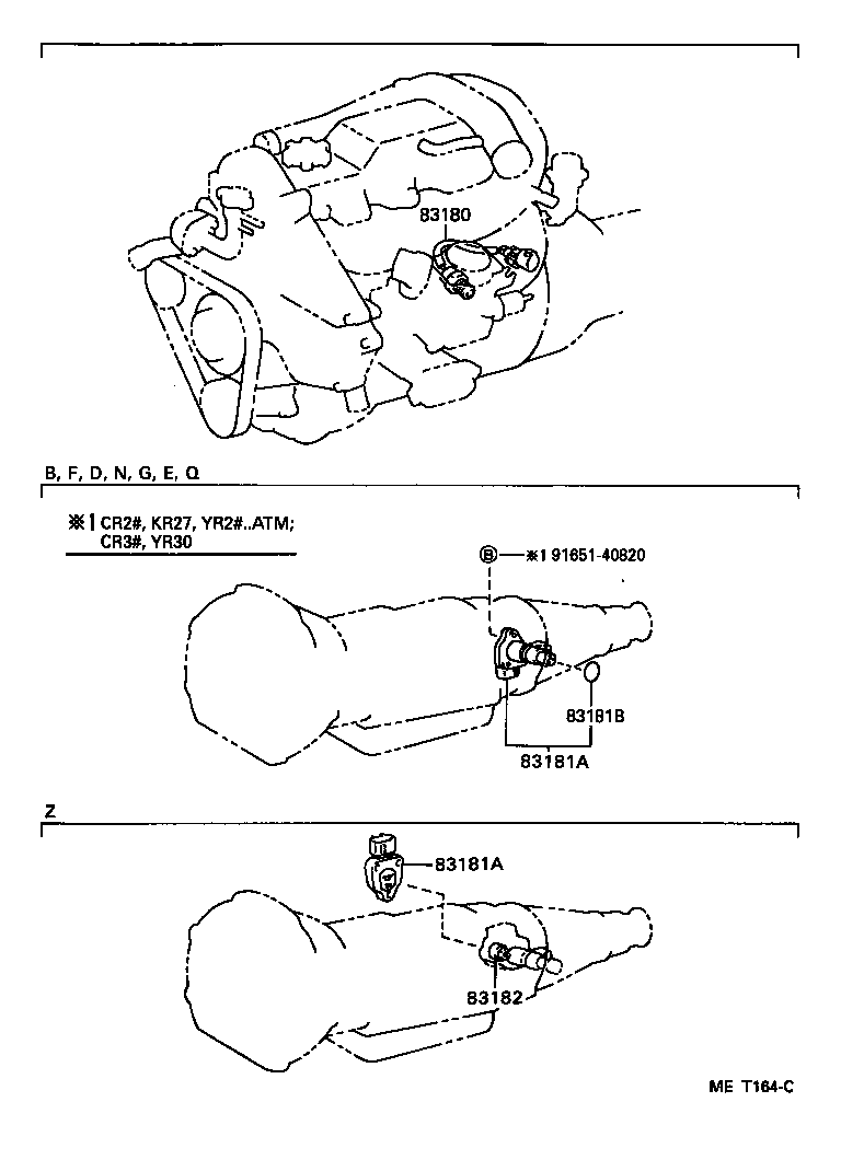 83181-28020 SENSOR, SPEEDOMETER product image