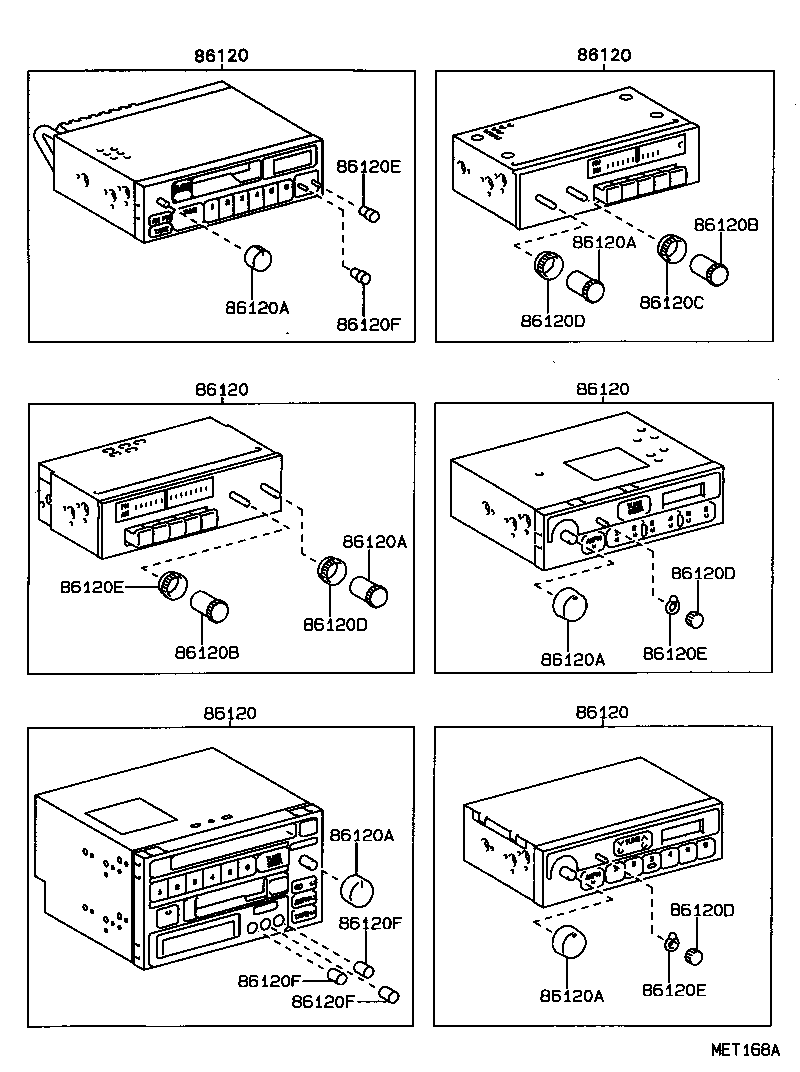 86120-27010 RECEIVER ASSY, RADIO product image