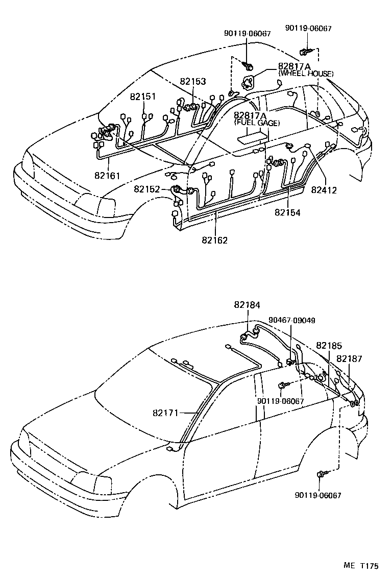 82817-10180 PROTECTOR, WIRING HARNESS, NO.2 product image