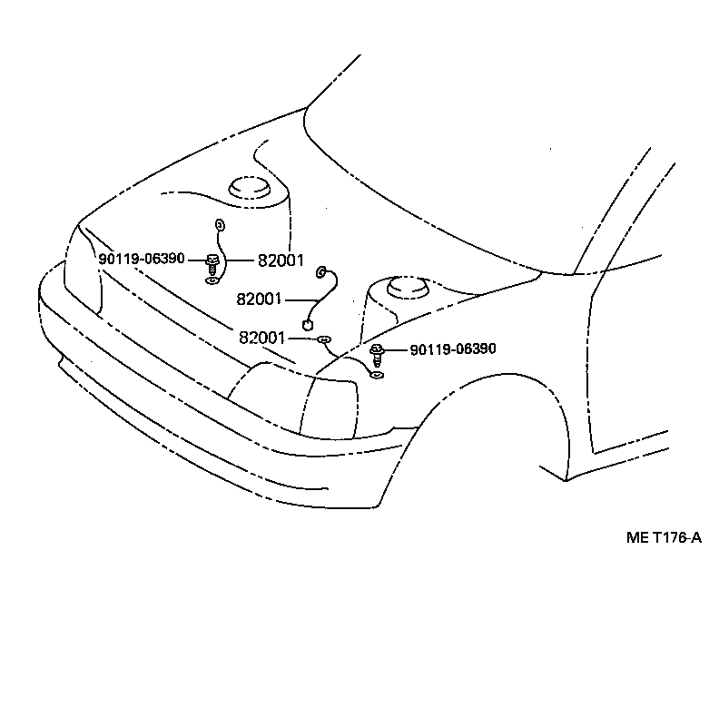 82817-10180 PROTECTOR, WIRING HARNESS, NO.2 product image