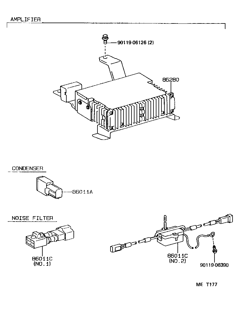 86120-27010 RECEIVER ASSY, RADIO product image