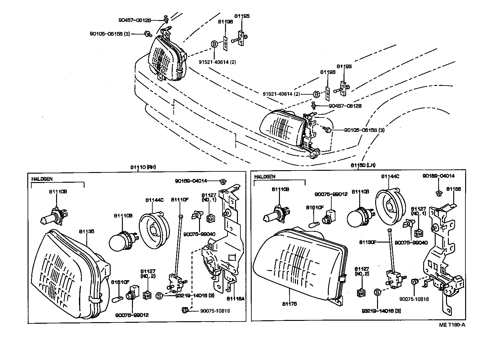 81150-10690 HEADLAMP ASSY, LH product image